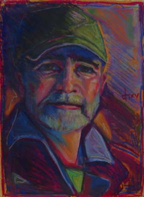 Don self 2015
pastel on paper